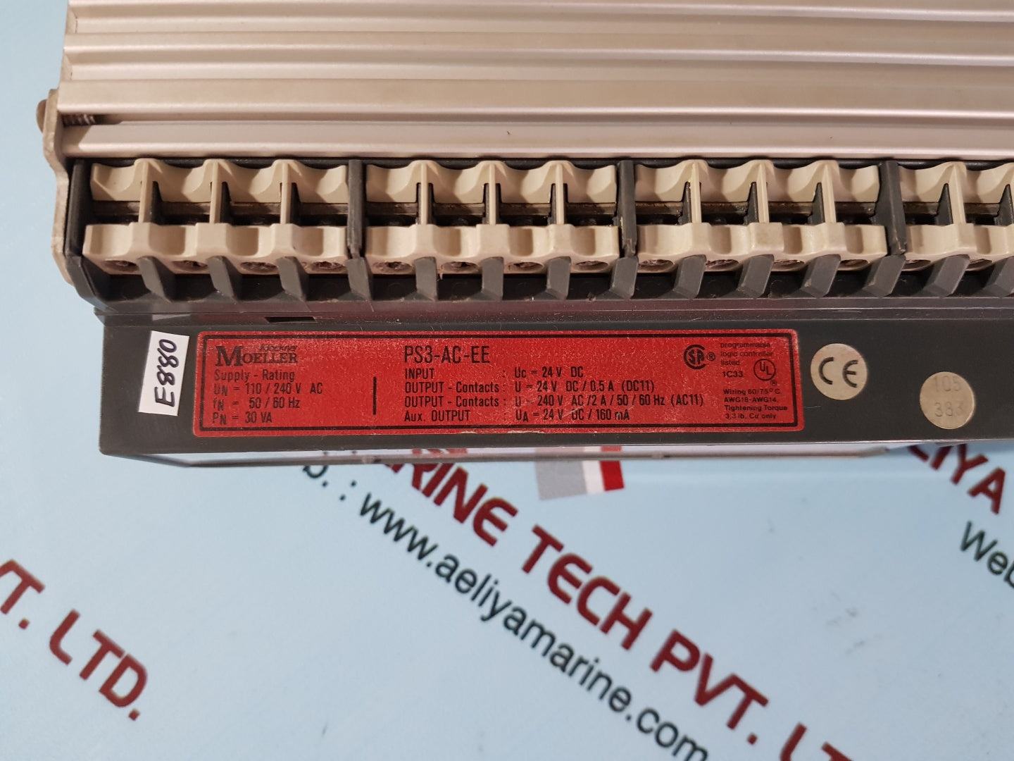 Moeller klockner ps3-ac-ee plc programmable controller