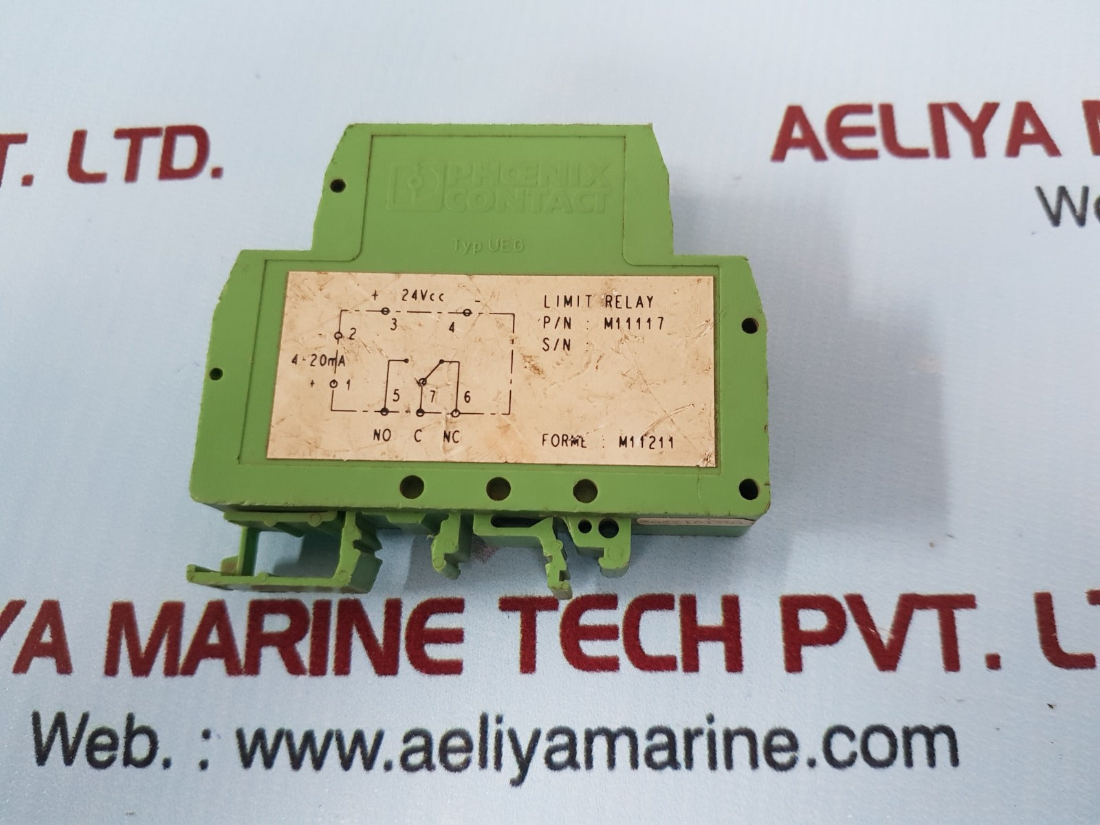 Phoenix contact ueg limit relay m11117
