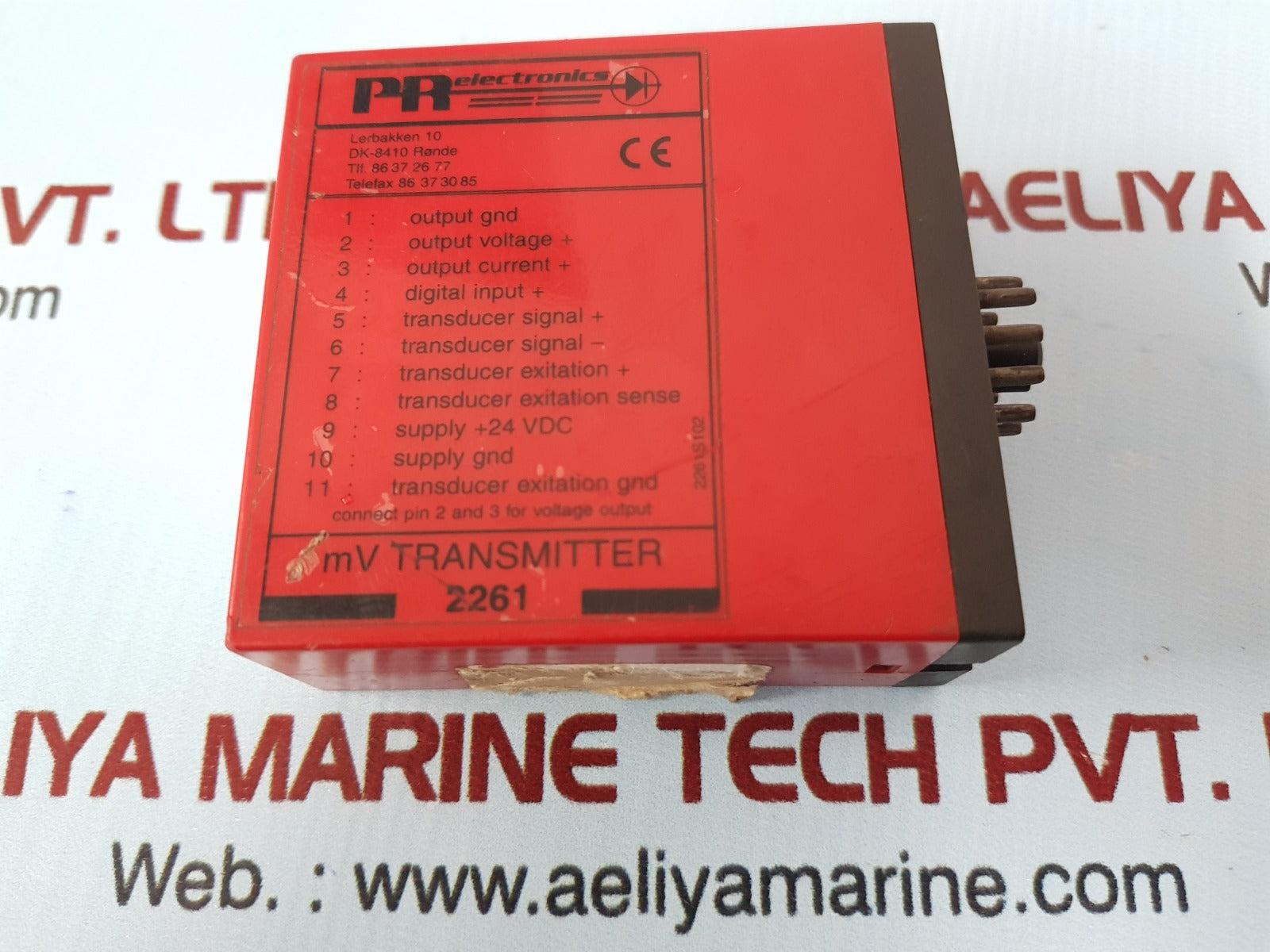 Pr electronics 2261 mv transmitter