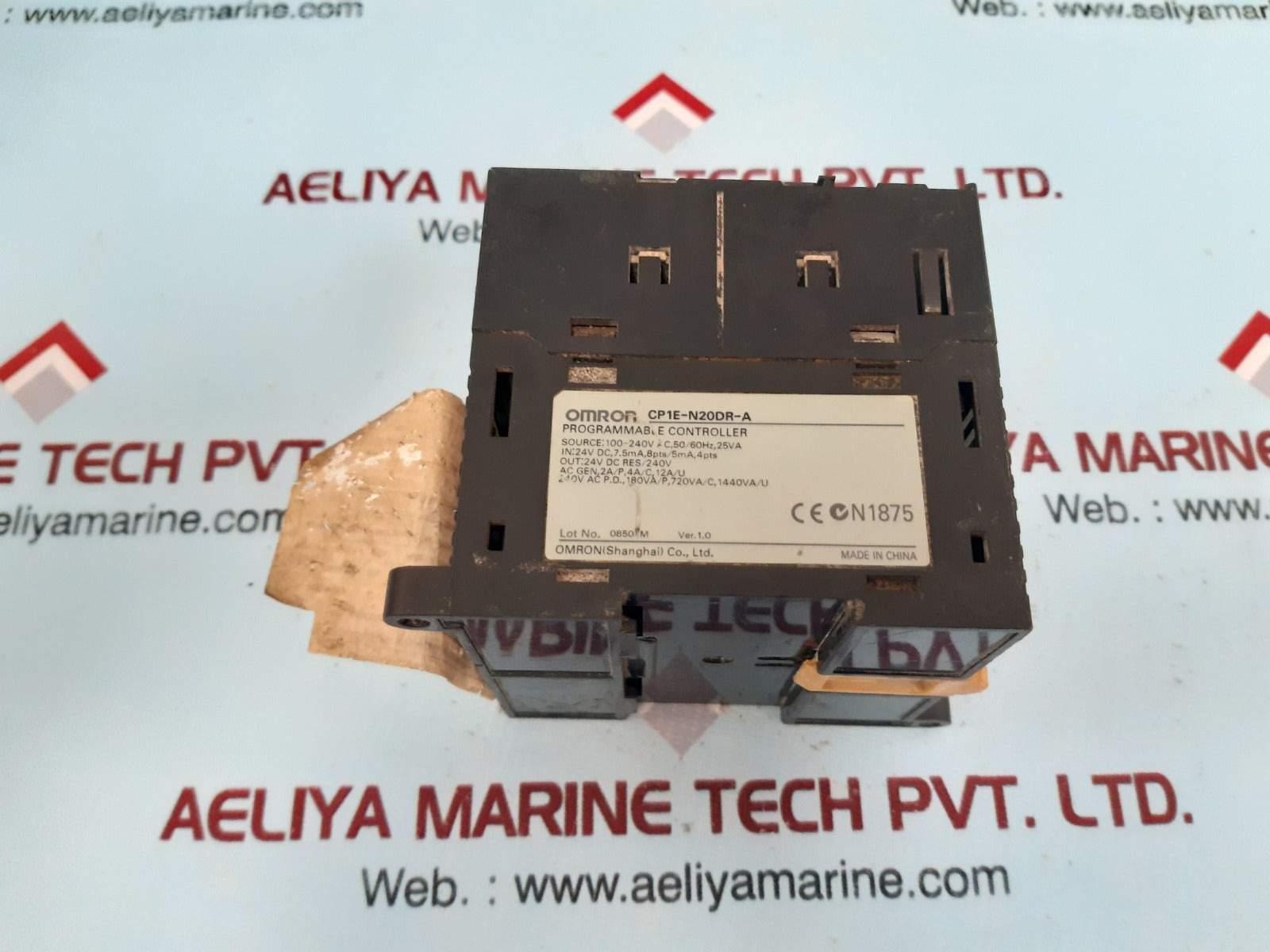 Omron cp1e-n20dr-a programmable controller