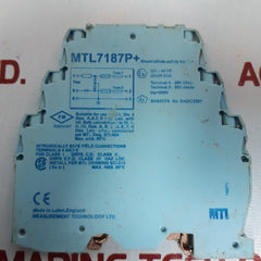 Mtl 7187P+ Shunt-diode Safety Barrier 28V 234 Ohms