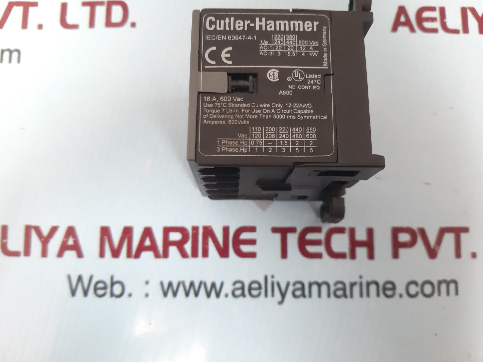 Cutler-hammer ce12cnc310 contactor 