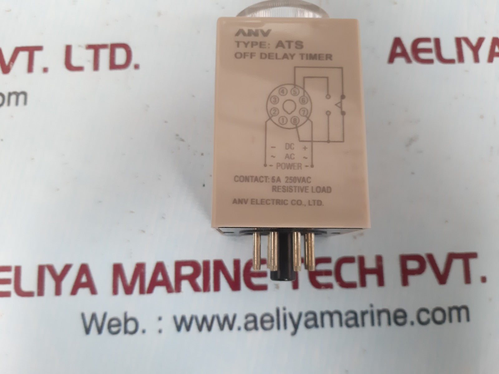 Anv electric ats off delay timer – Aeliya Marine Tech