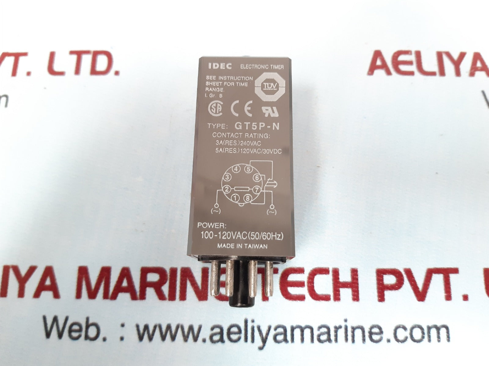 Idec Gt5P-n Electronic Timer 100-120Vac