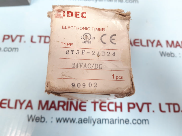 Idec Gt3F-2Ad24 Electronic Timer 24Vac/Dc 90902