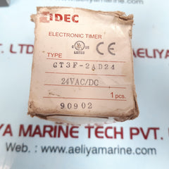 Idec Gt3F-2Ad24 Electronic Timer 24Vac/Dc 90902