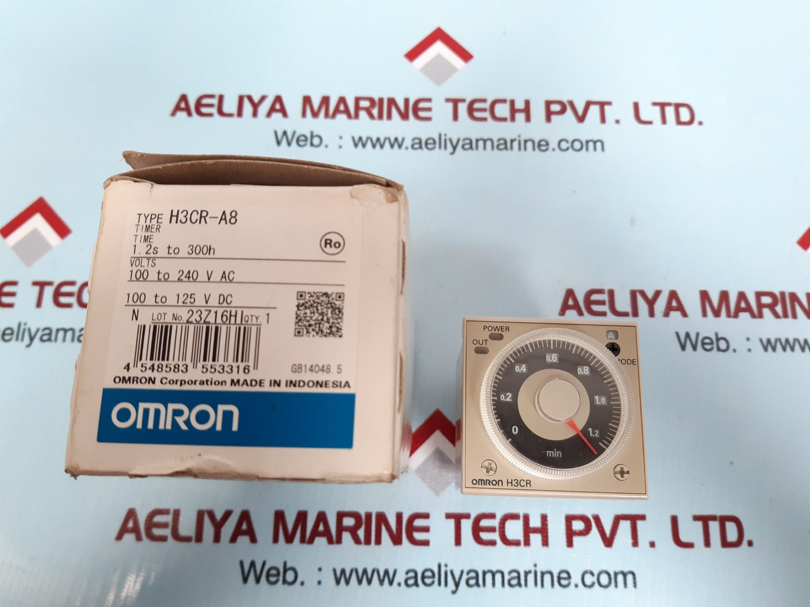 Omron h3cr-a8 timer 0.05s-300h 