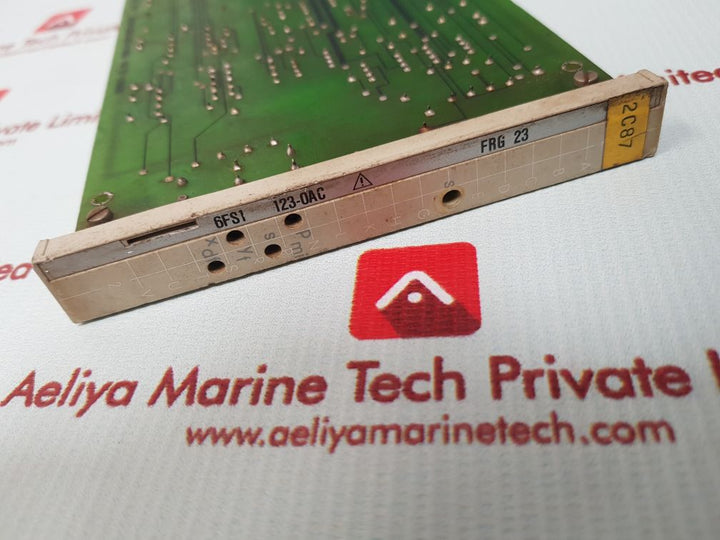 Siemens 6fs1 123-0ac pcb card