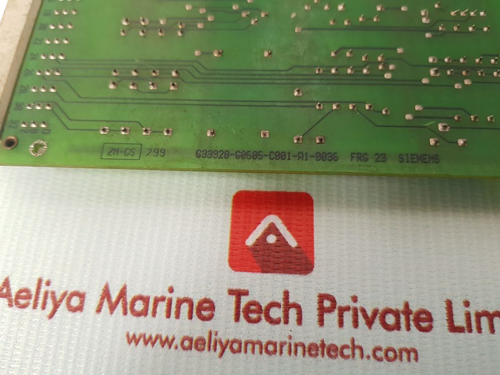 Siemens 6fs1 123-0ac pcb card