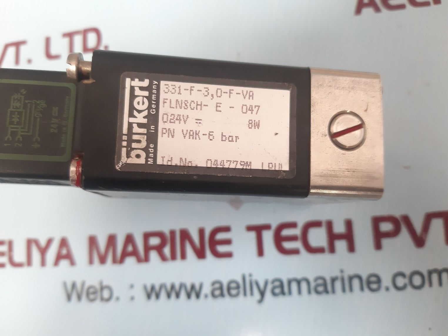 Burkert 331-f-3,0-f-va Solenoid Valve 044779M Ipul