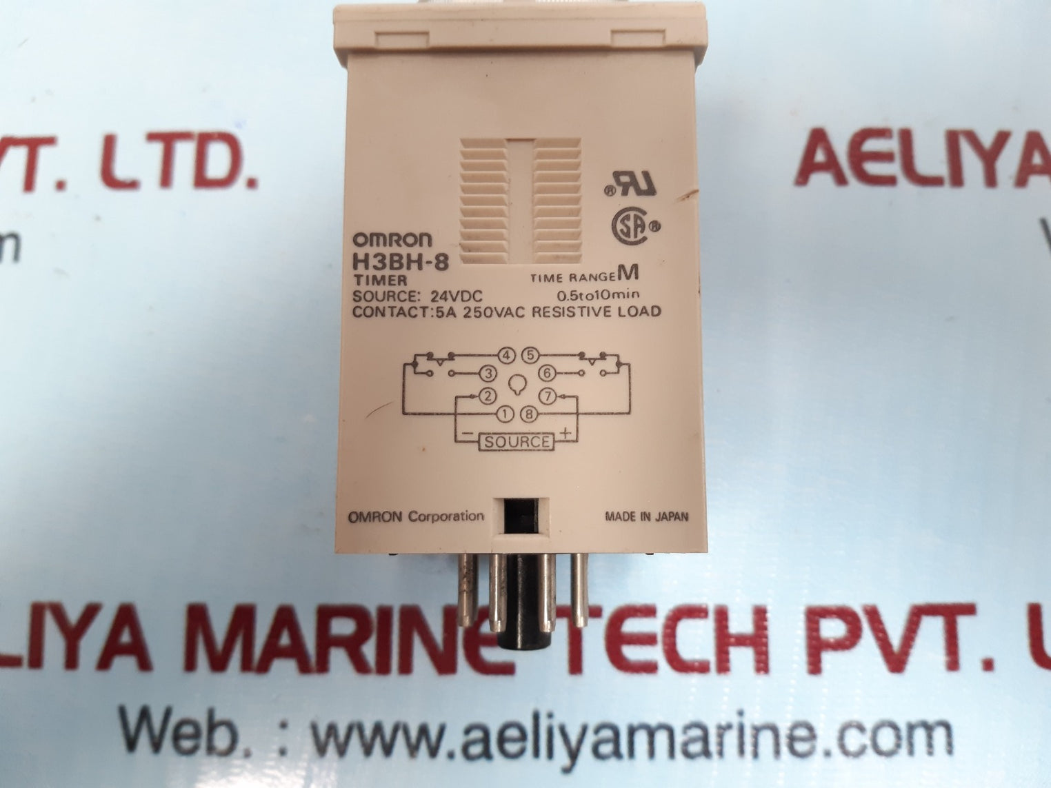Omron H3Bh-8 24Vdc Power Off Delay Timer