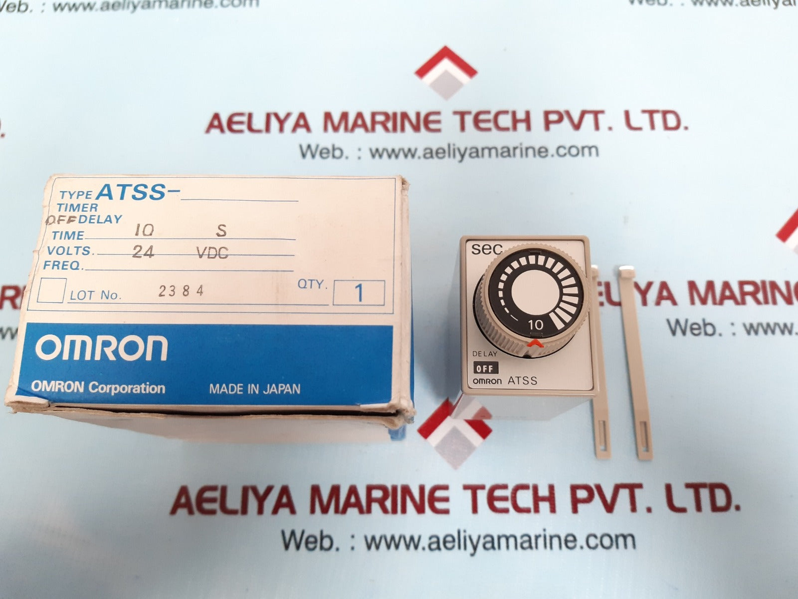 Omron Atss Timer 10S,5A 125Vac,3A 250Vac On Delay Off Delay Contact