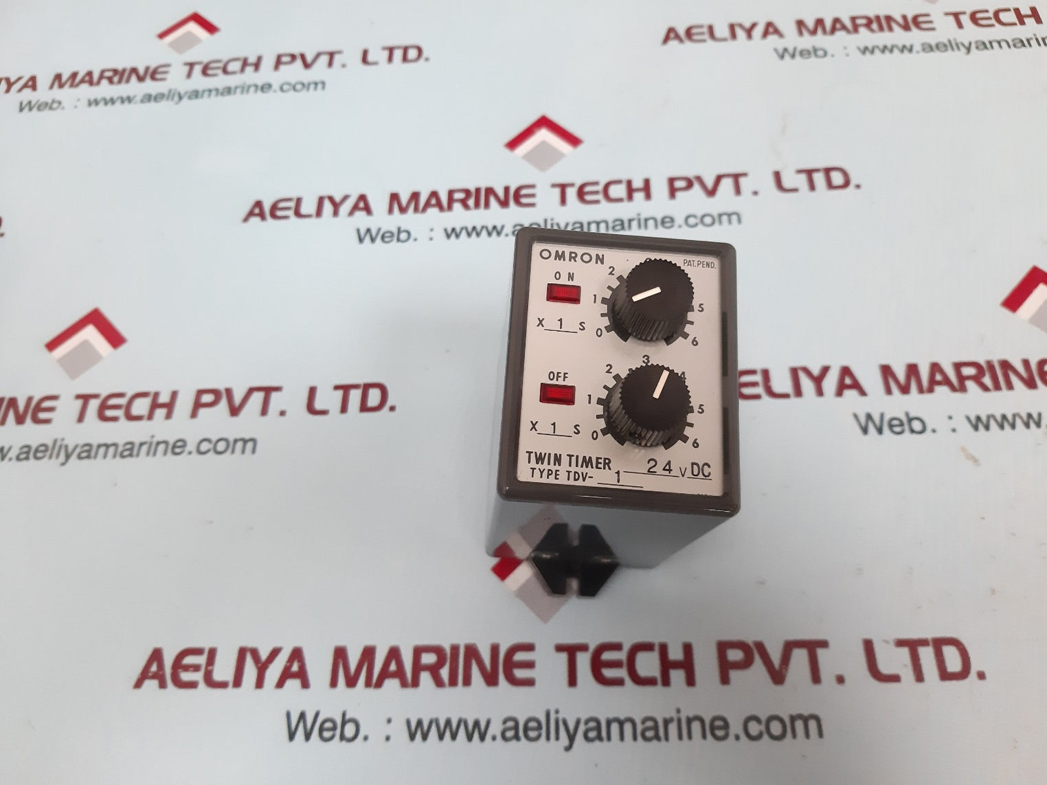 Omron Tdv-1 Twin Timer Relay Ac Dc 24V
