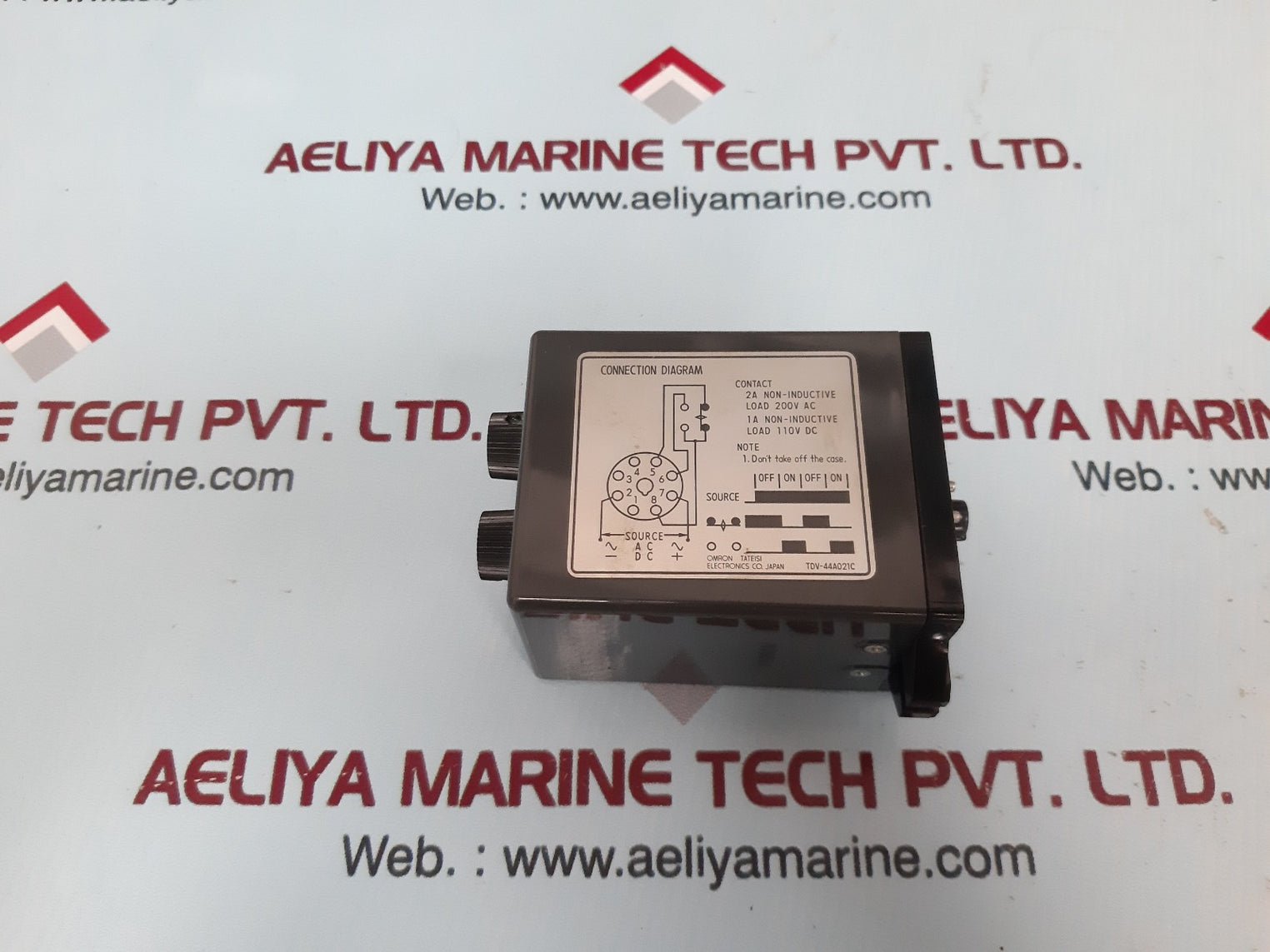 Omron Tdv-1 Twin Timer Relay Ac Dc 24V