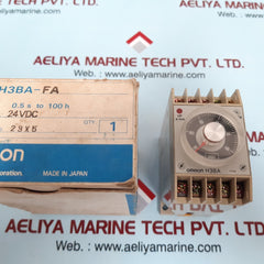 Omron H3Ba-fa Timer 24Vdc 5A 250Vac Resistive Load