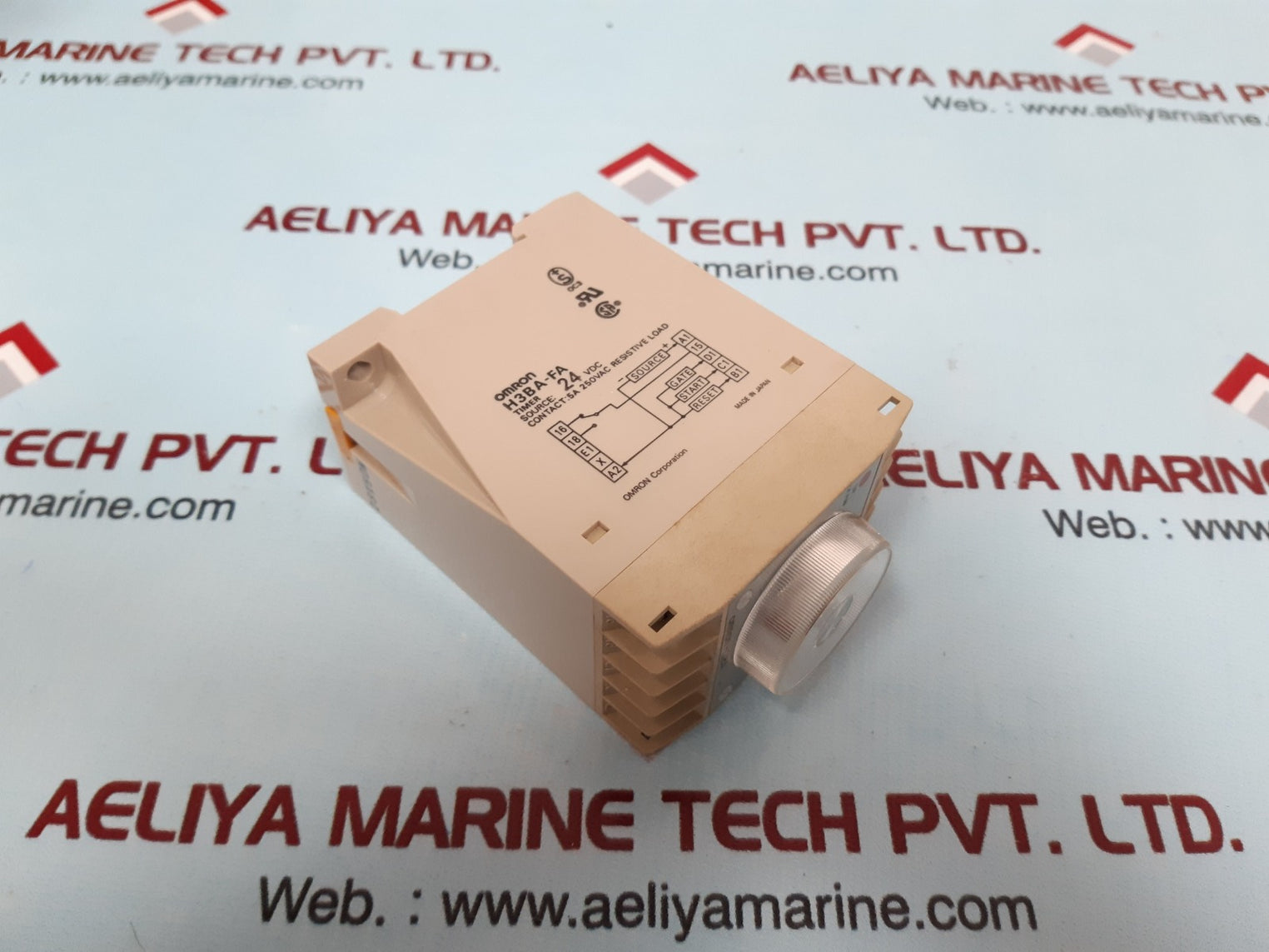 Omron H3Ba-fa Timer 24Vdc 5A 250Vac Resistive Load