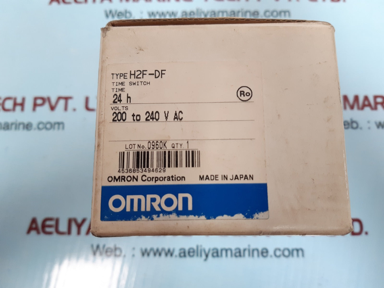 Omron time switch h2f-dfc 10a 250 vac