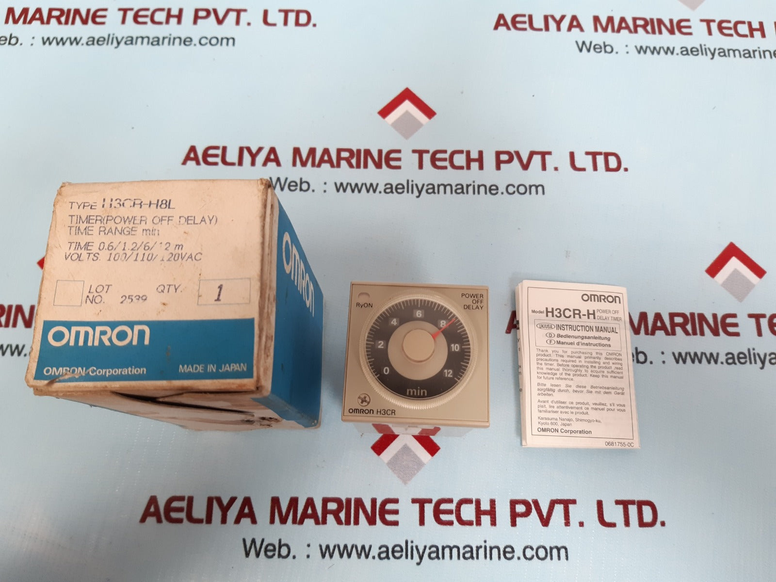 Omron H3Cr-h8L Timer Module 100/110/120Vac 50/60Hz