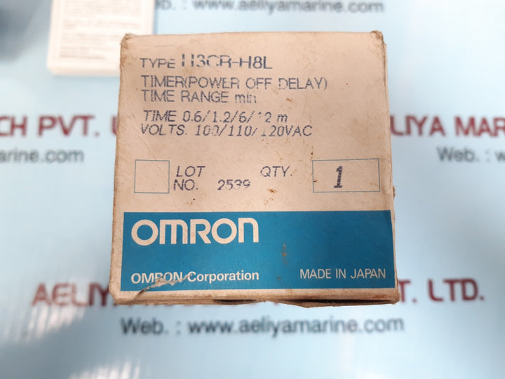 Omron H3Cr-h8L Timer Module 100/110/120Vac 50/60Hz
