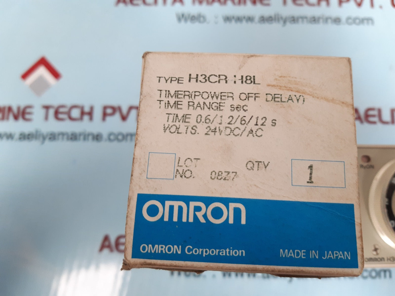 Omron H3Cr-h8L Timer Power Off Delay 0.6 To 12 Sec