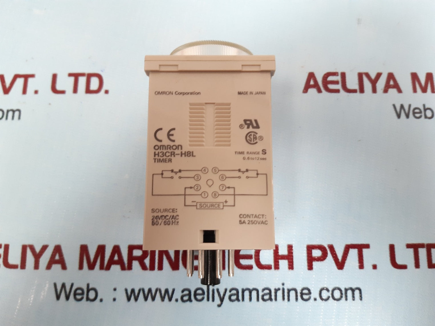 Omron H3Cr-h8L Timer Power Off Delay 0.6 To 12 Sec