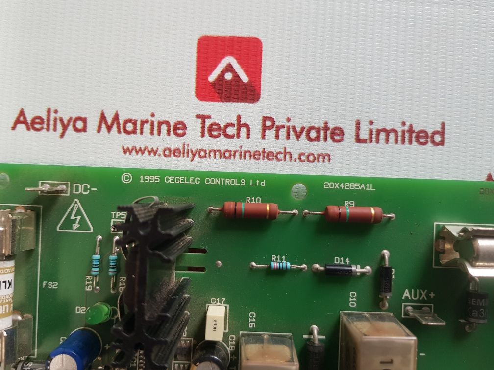 Cegelec controls s20x4285/10 pcb card 20x4285a1l