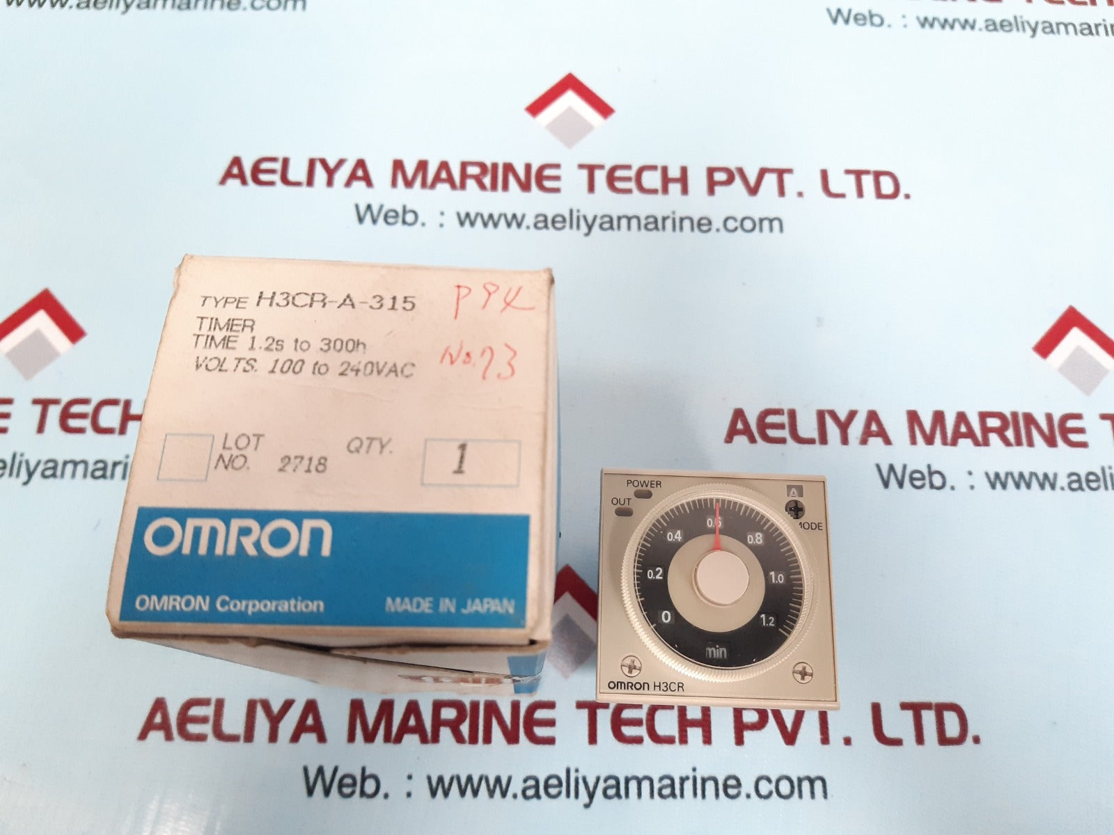 Omron H3Cr-a-315 Timer 100 To 240Vac 50/60Hz