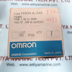 Omron H3Cr-a-315 Timer 100 To 240Vac 50/60Hz