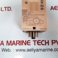 Omron H3Ba Timer 24Vdc 5A 250Vac Resistive Load