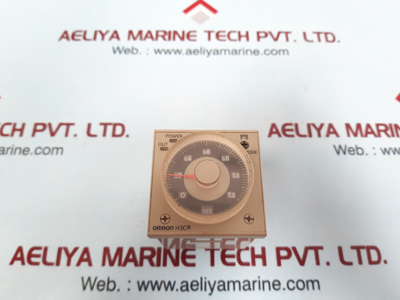 Omron H3Cr-a-315 Timer 0 To 1.2 Hrs Contact 5A 250Vac