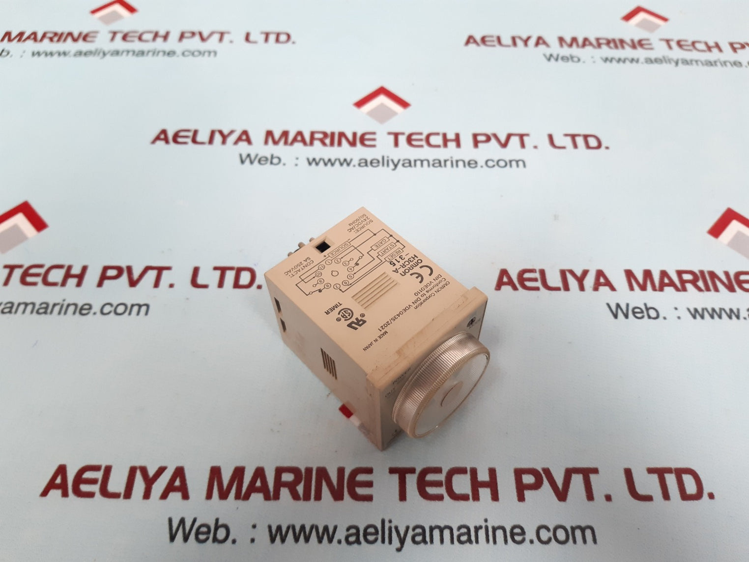 Omron H3Cr-a-315 Timer 0 To 1.2 Hrs Contact 5A 250Vac