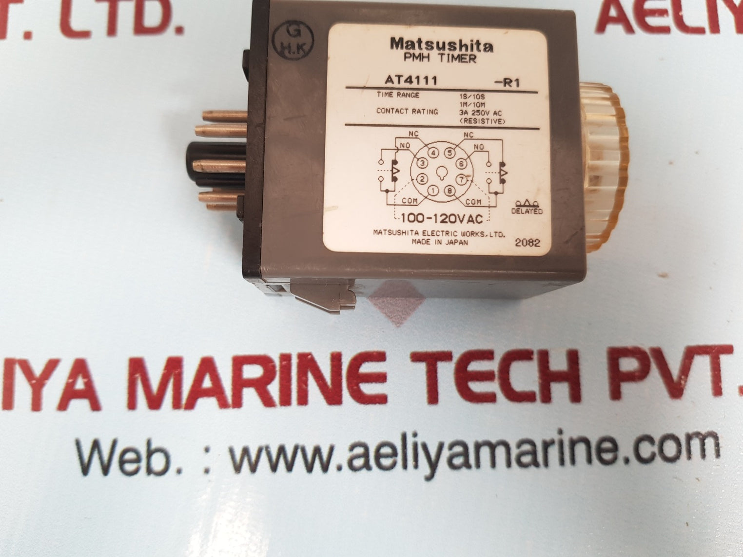 Matsushita Pmh Timer At4111 3A 250V Ac Resistive