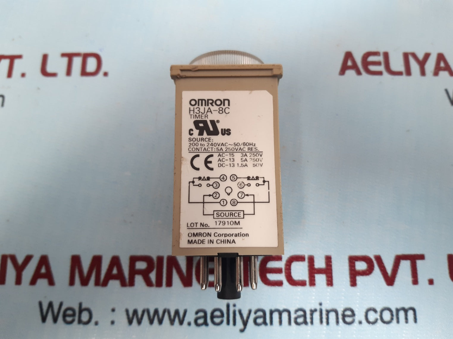 Omron H3Ja-8C Multi-function Timer 200 To 240Vac 50/60Hz