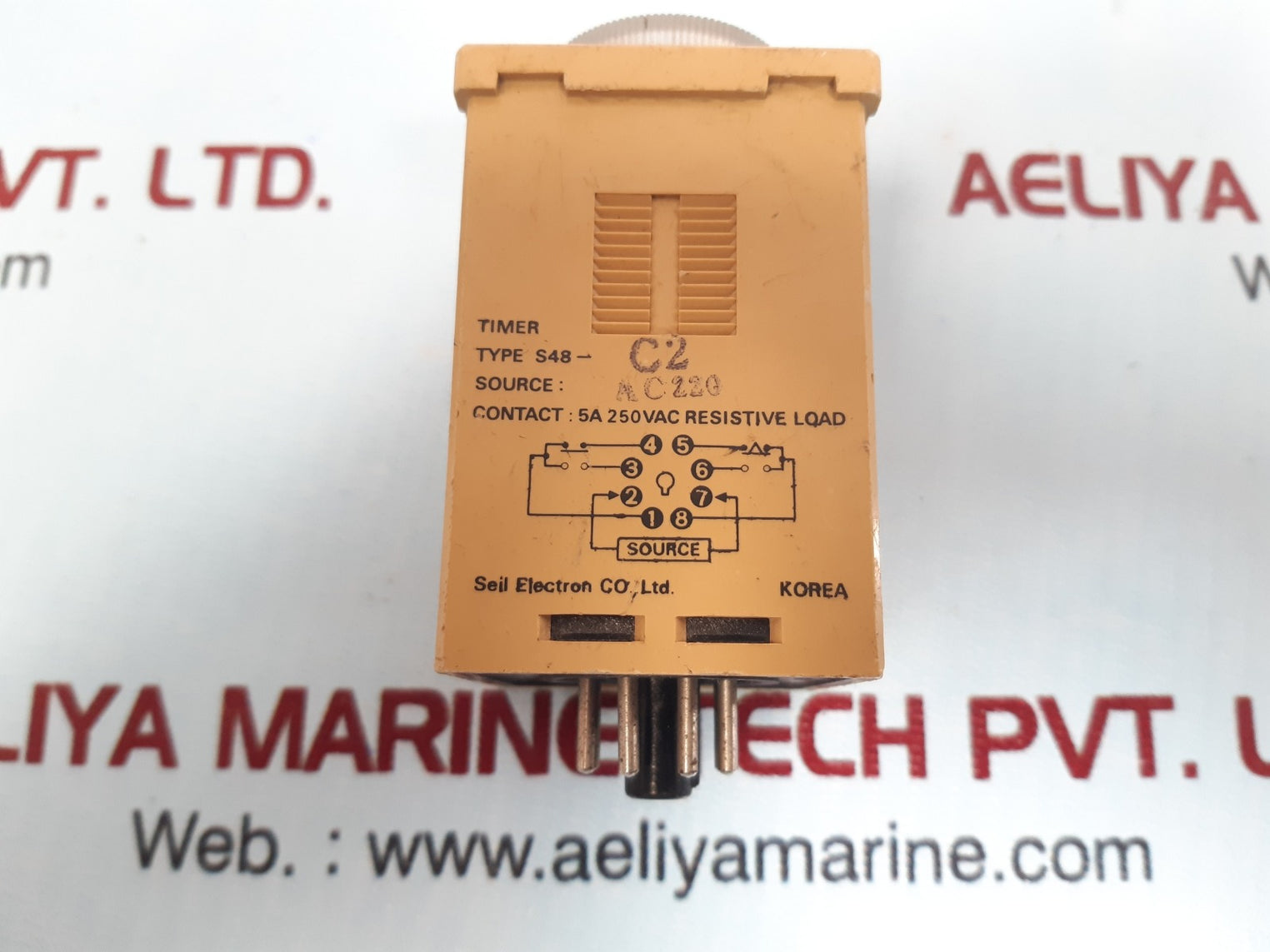 Seil Electron S48- C2 Timer Ac220 5A 250Vac Resistive Load