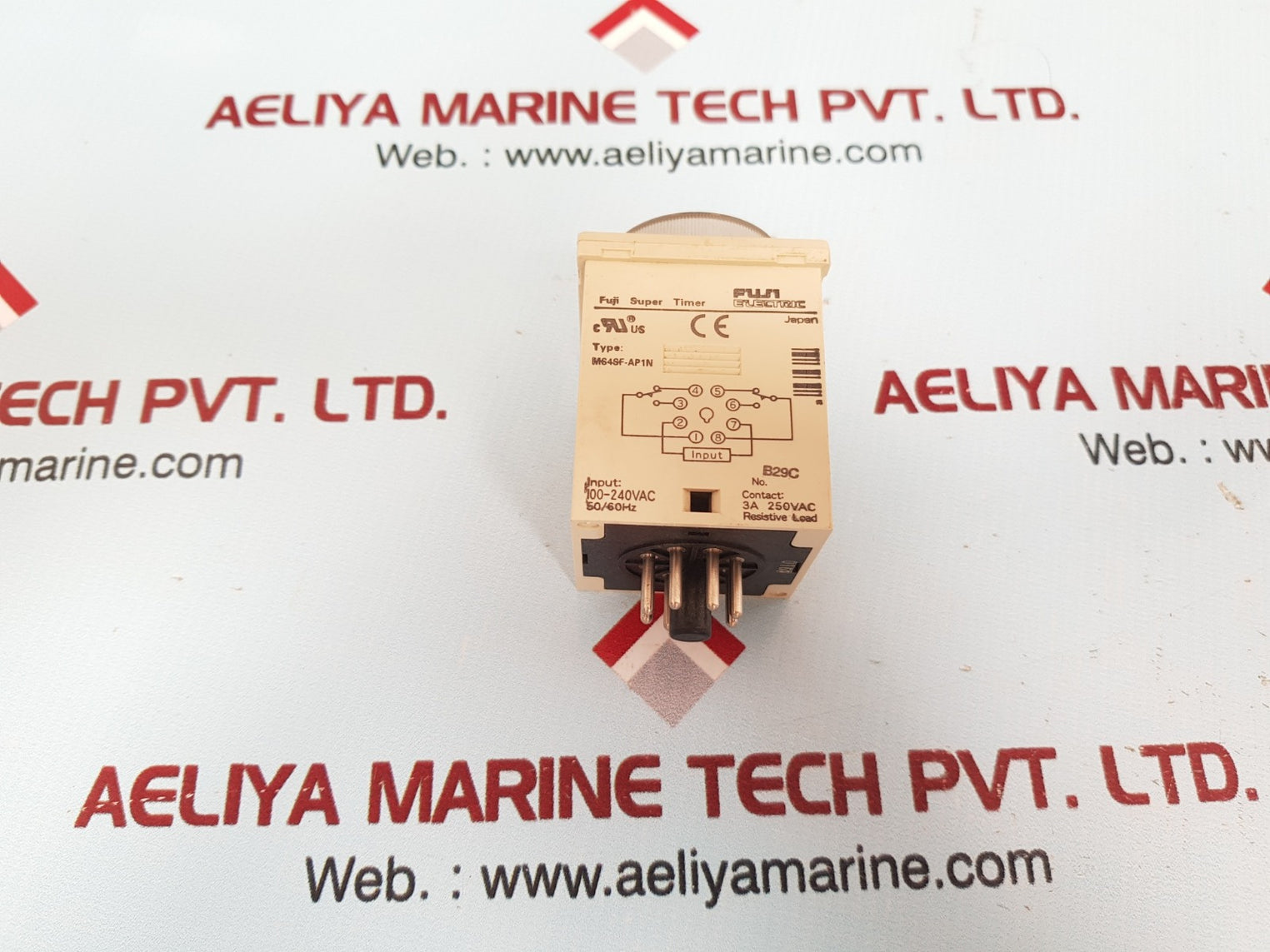 Fuji Electric Ms4Sf-ap1N Super Timer 0-1.2 Min 100-240 Vac 50/60 Hz