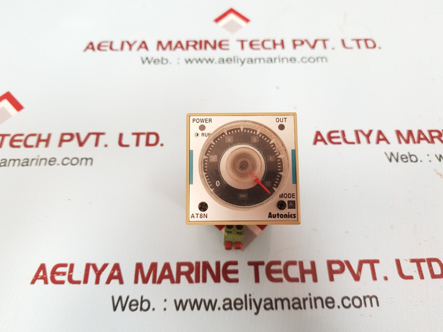 Autonics At8N Industrial Analog Timer 100-240Vac 50/60Hz 4.3A