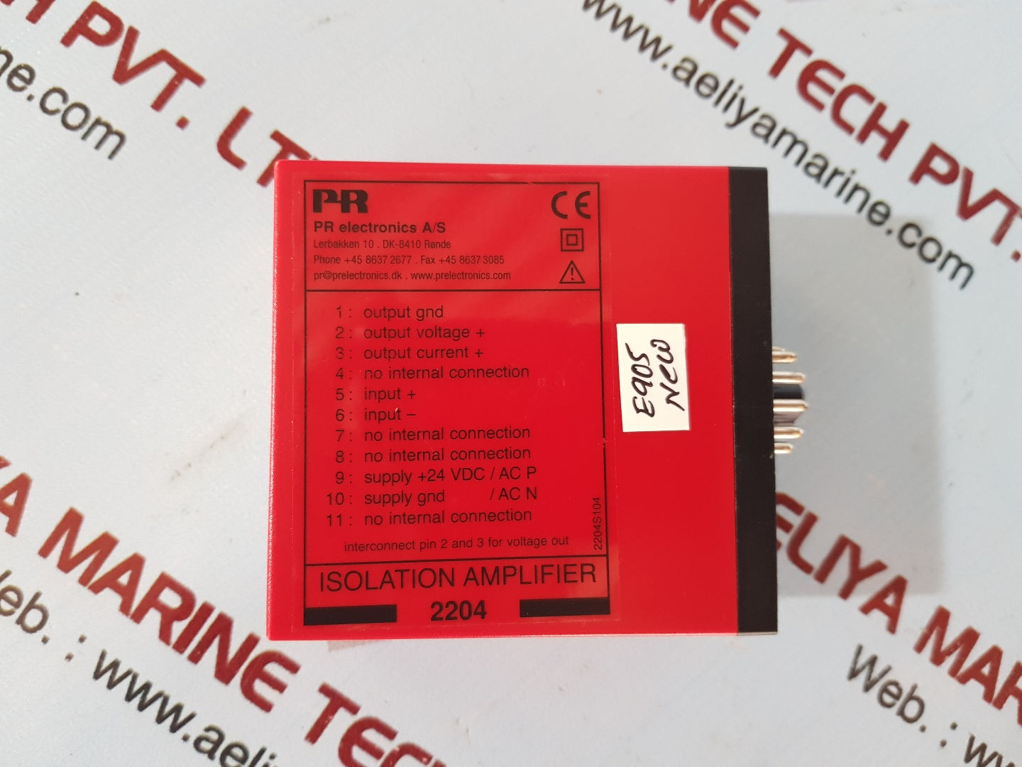Pr electronics 2204 p isolation amplifier