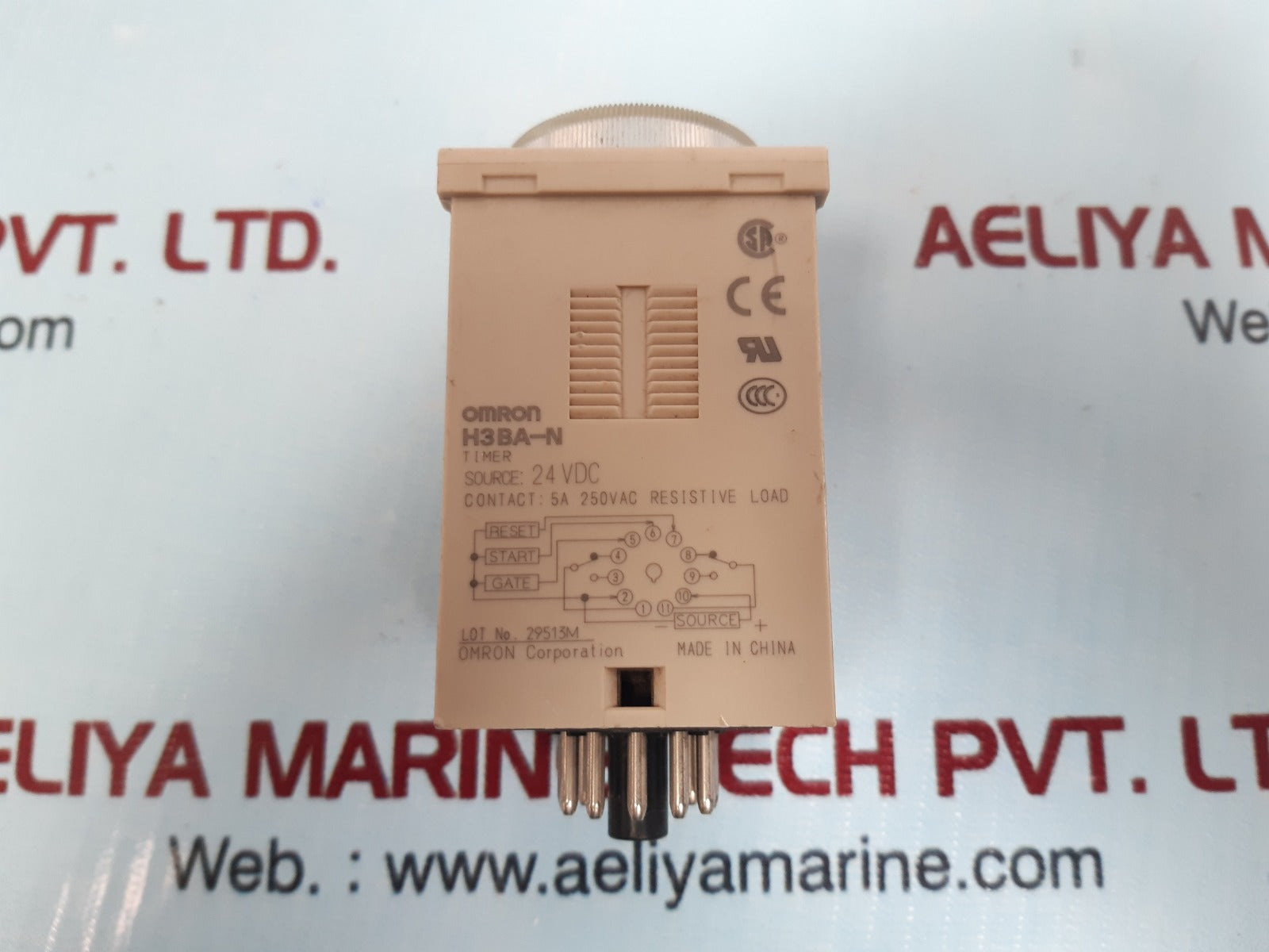 Omron H3Ba-n 24Vdc Timer 0 To 12 Sec