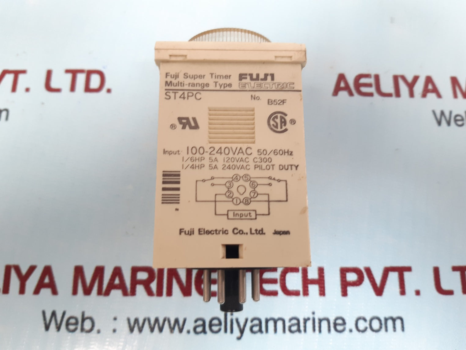 Fuji Electric St4Pc Multi-range Type Super Timer 0 To 10 Sec