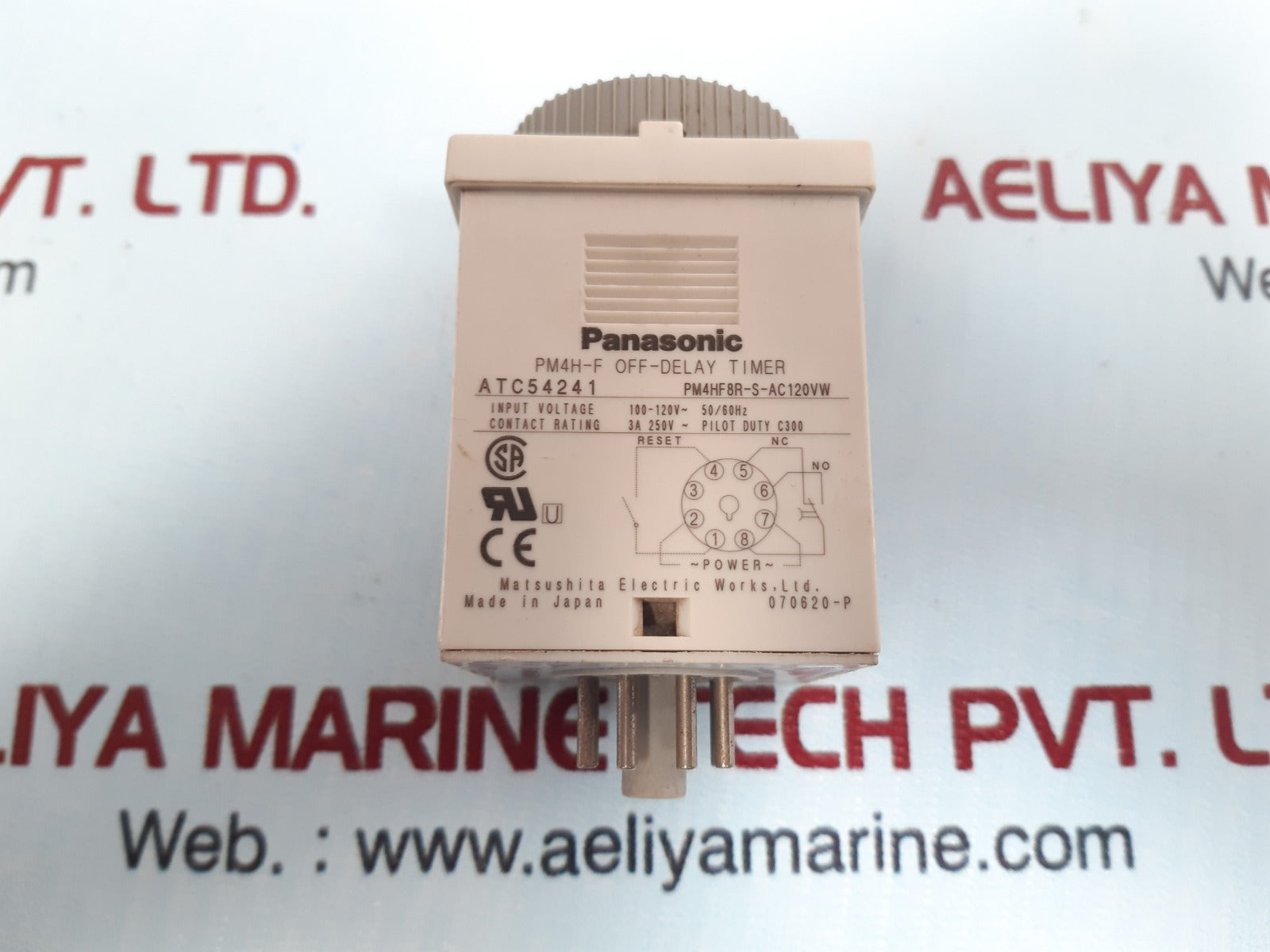 Panasonic Pm4H-f Off-delay Timer Pm4Hf8R-s-ac120Vw