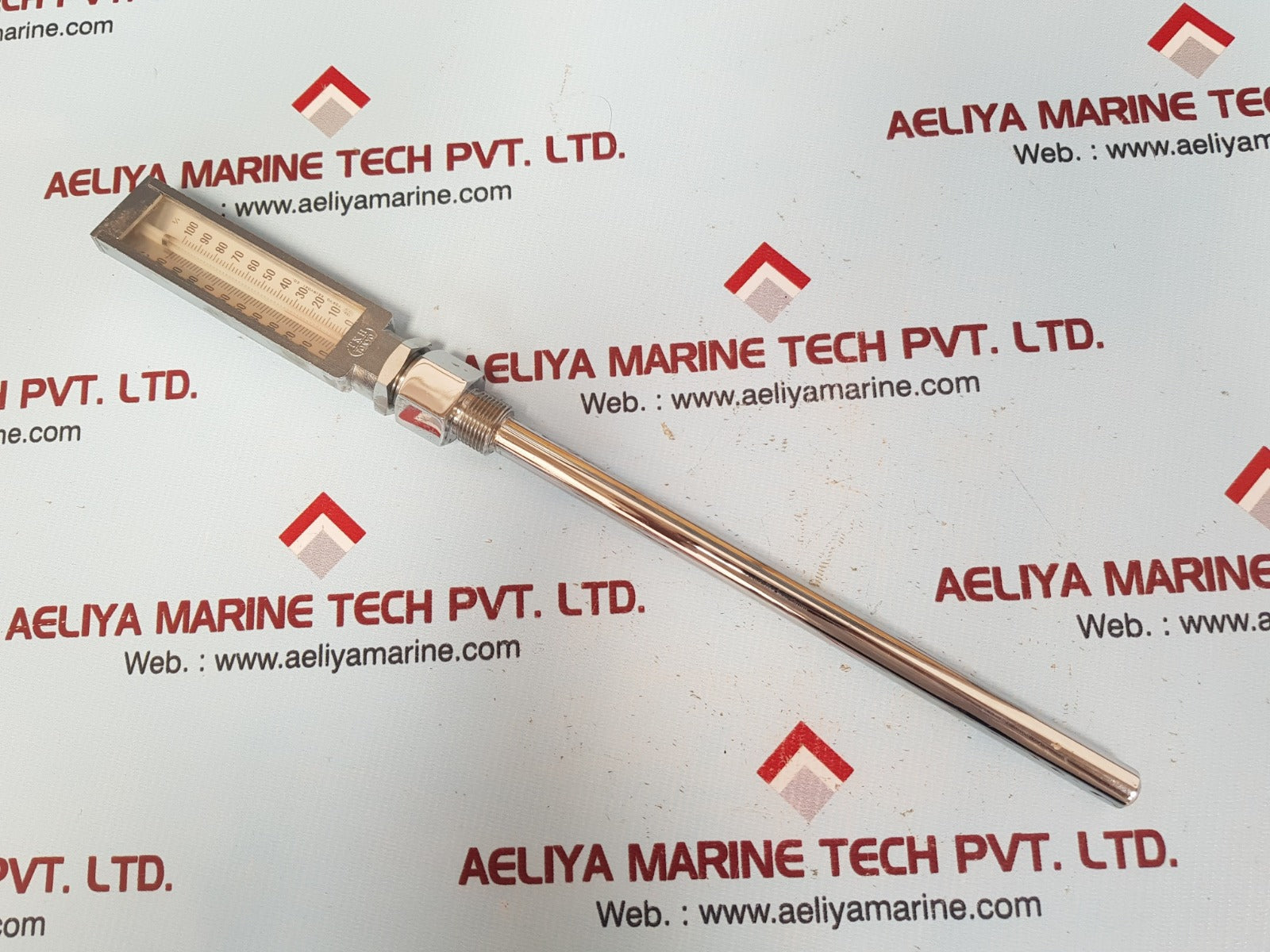 Tokyo Keiryoki Marine Engine Gauge Thermometer 0-100 'c