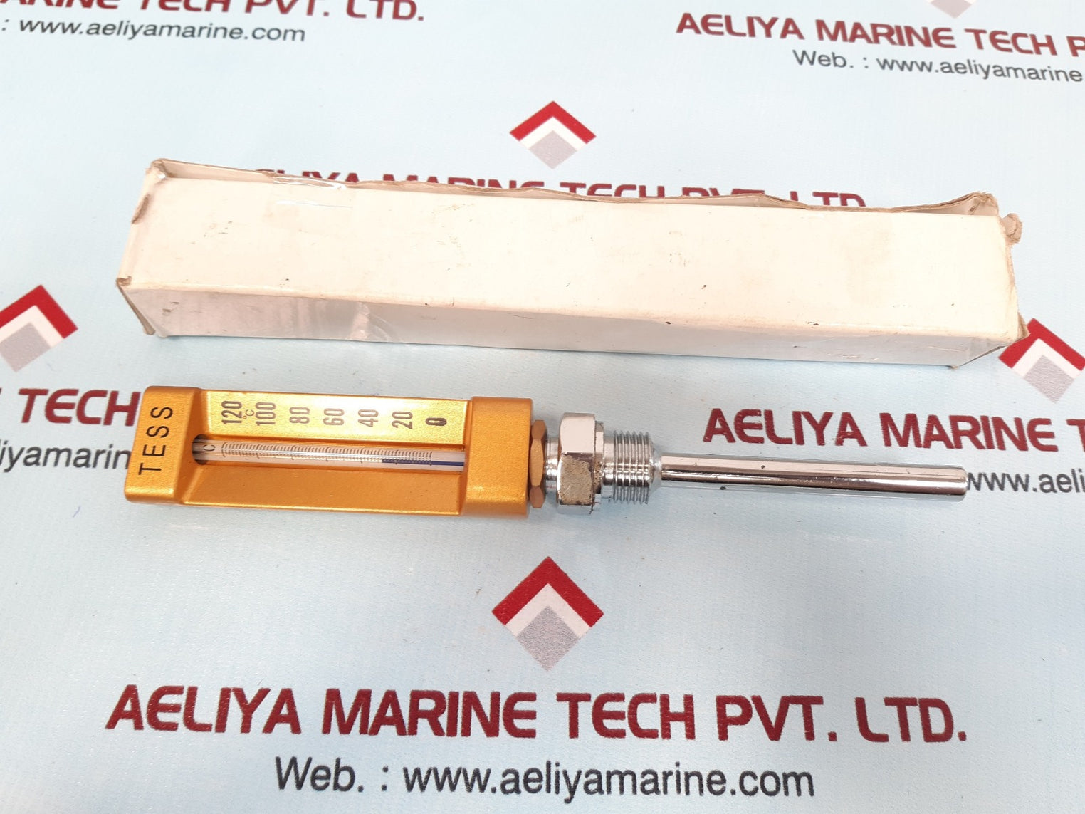 Tess marine engine gauge thermometer 0-100 ºc 120
