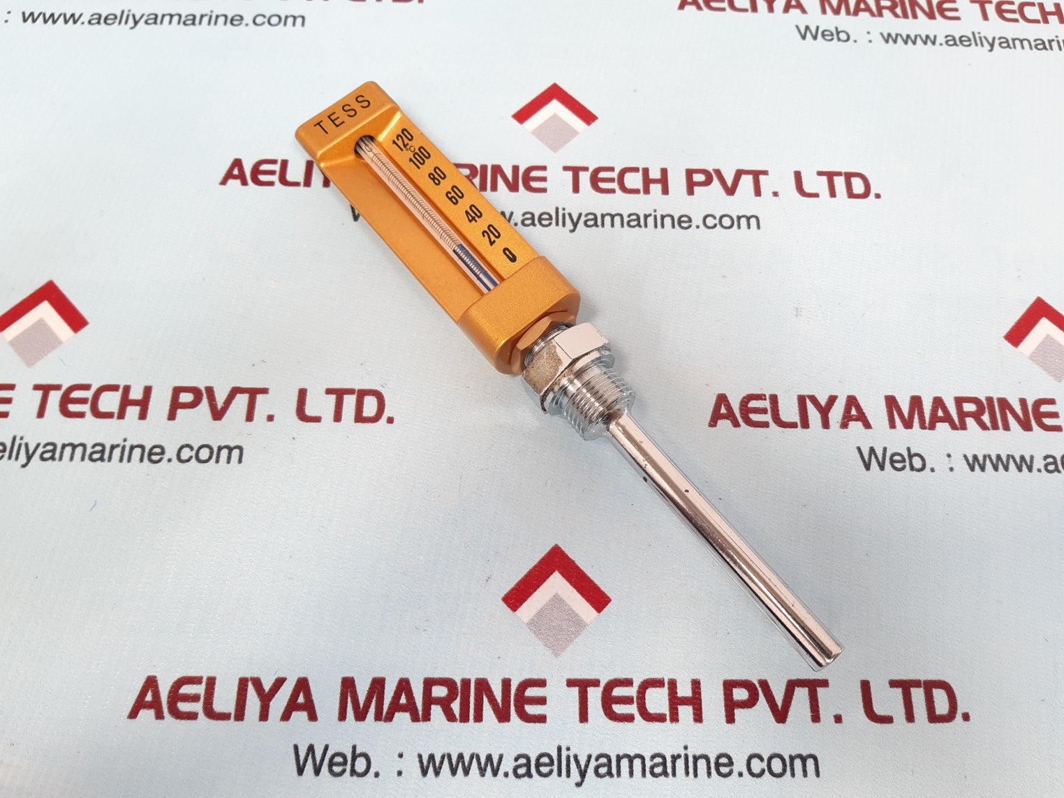 Tess marine engine gauge thermometer 0-100 ºc 120