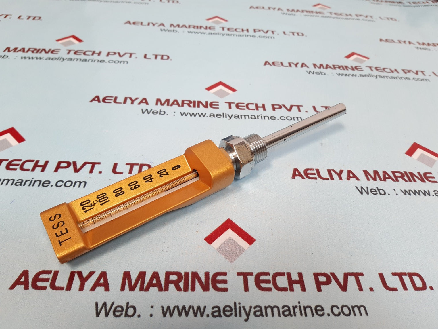 Tess marine engine gauge thermometer 0-100 ºc 120