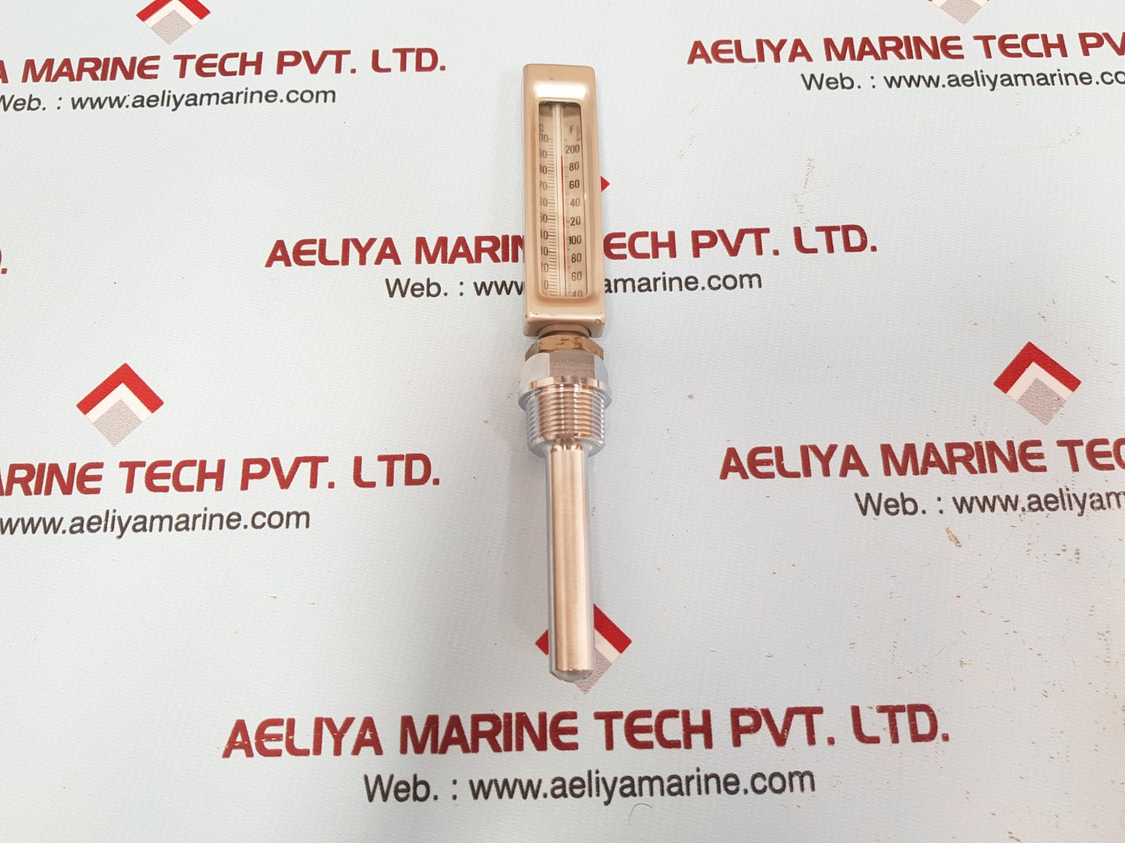 0-100 'c marine engine gauge thermometer