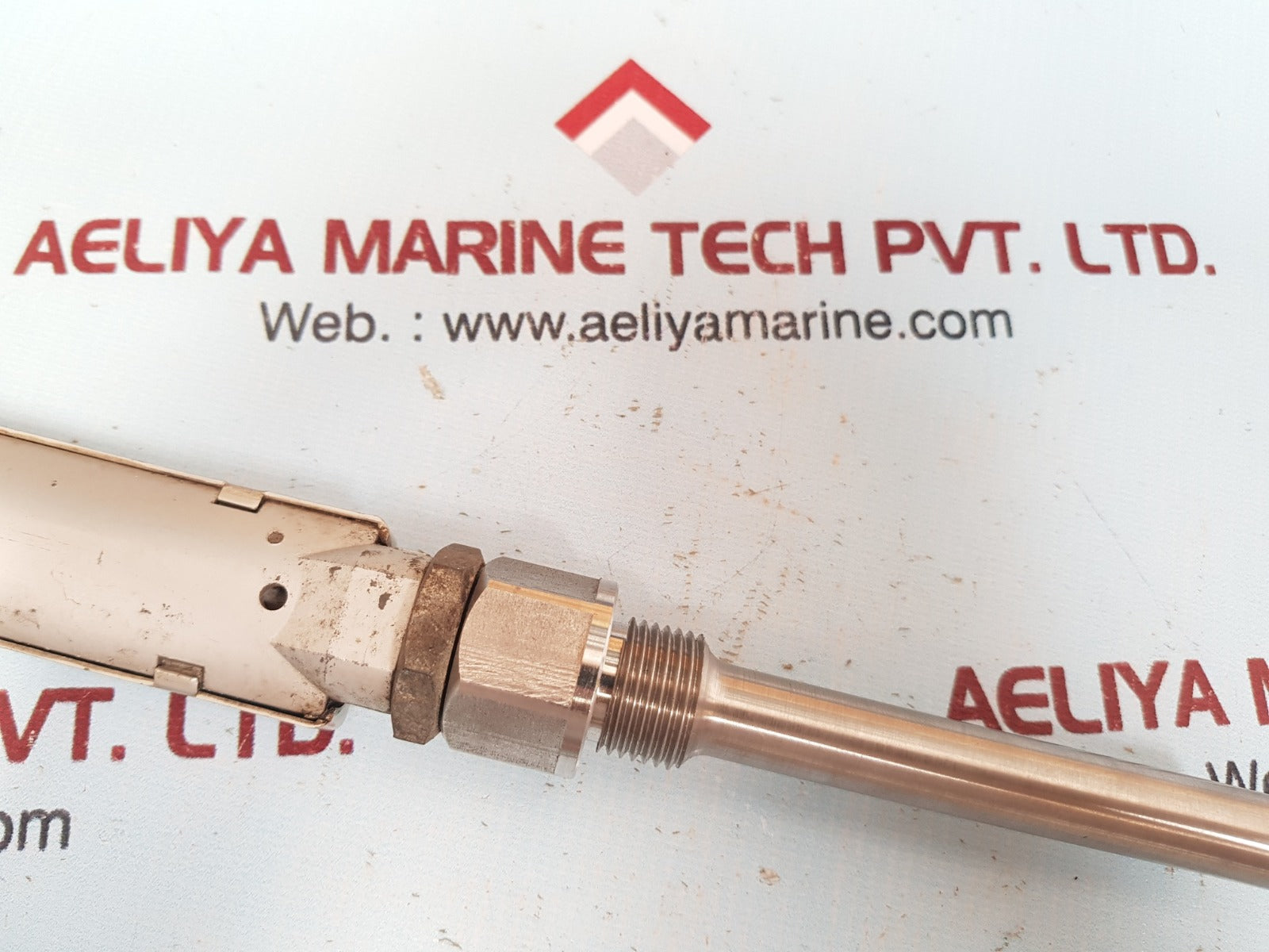 Yamazaki Keiryoki 0-500 'c Marine Engine Gauge Thermometer