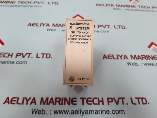 Electromatic S-system Sm 170 440 3 Phase Sequence Voltage Relay