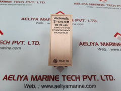 Electromatic S-system Sm 170 440 3 Phase Sequence Voltage Relay
