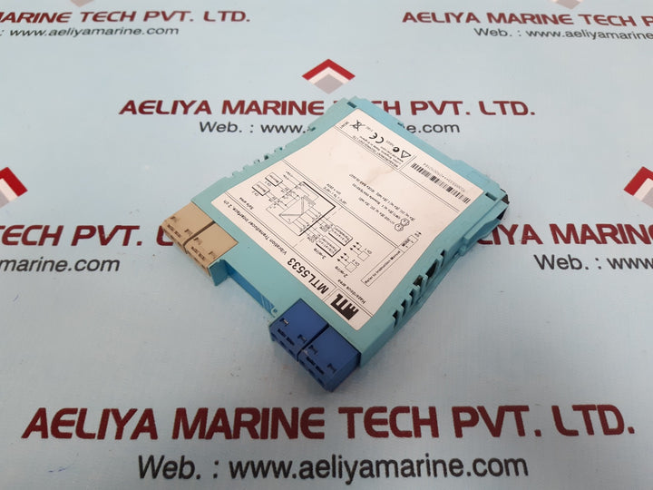 Measurement Mtl5533 Pwr Safety Barrier Vibration Transducer Interface