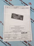 Membrane key switch matrix i301-000021-01